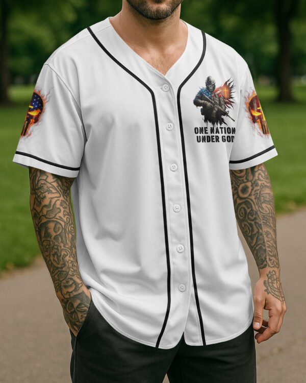 Wearing The Flag Guided By The Cross Jersey - Image 4
