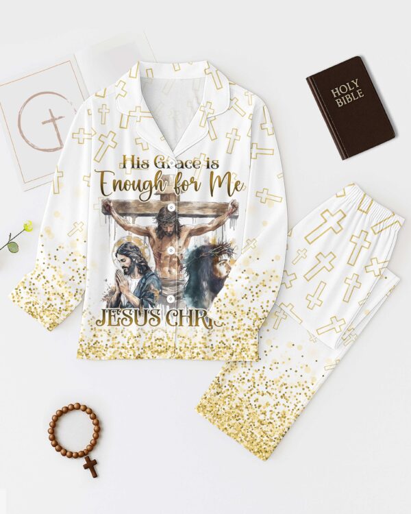 His Grace Is Enough For Me All Over Print Pajamas - Image 6