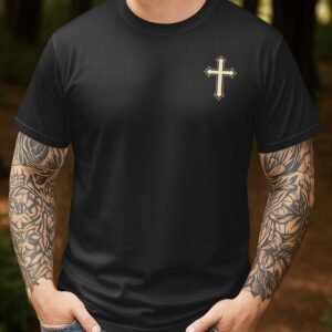 Alternative view of Prayer Is The Best Way To Meet The Lord Messing With Me Is The Fastest All Over Print T-Shirt