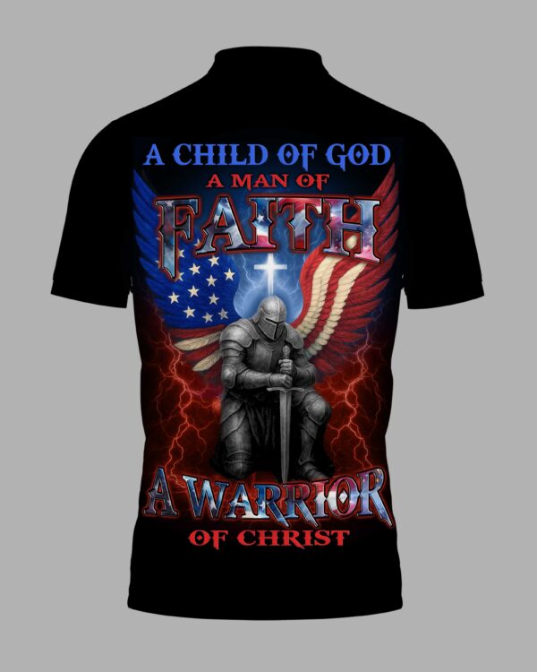 A Child Of God All Over Print Polo Shirt - Image 6