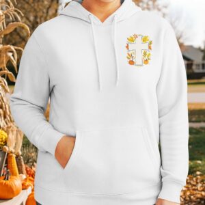 Alternative view of Seasons Fade His Mercy Stayed Hoodie