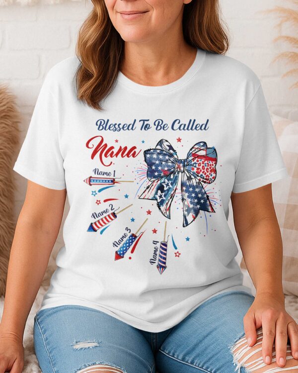 Blessed To Be Called Nana T-Shirt - Image 2