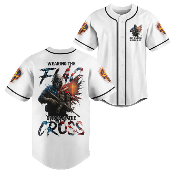Wearing The Flag Guided By The Cross Jersey - Image 9