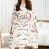 Blessed To Be Called Grandma All Over Print Sleep Tee