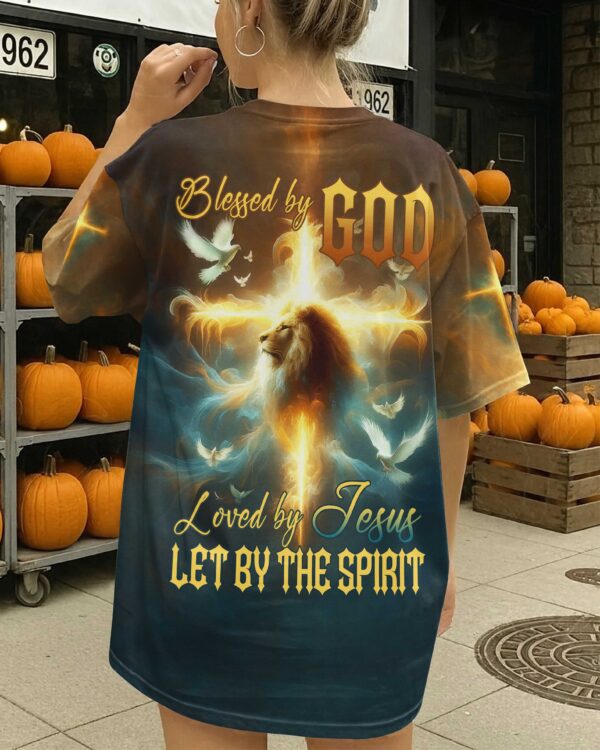 Blessed By God Loved By Jesus Let By The Spirit Shirt - Image 6