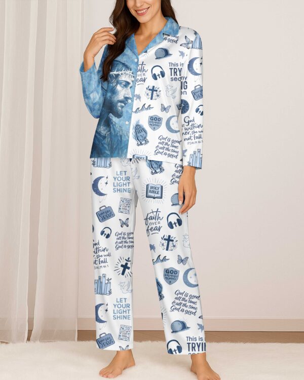 Crystal Jesus Button Pajamas - Image 5