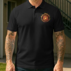 Alternative view of Blood Sweat And Grace All Over Print Polo