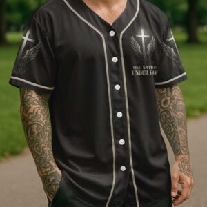 Alternative view of One Nation Under God All Over Print Jersey