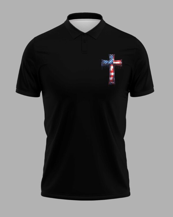 A Child Of God All Over Print Polo Shirt - Image 5