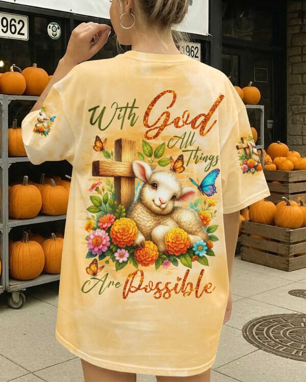 With God All Things Are Possible Shirt - Image 14