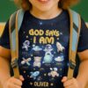 God Says I Am All Over Print T-Shirt Kid