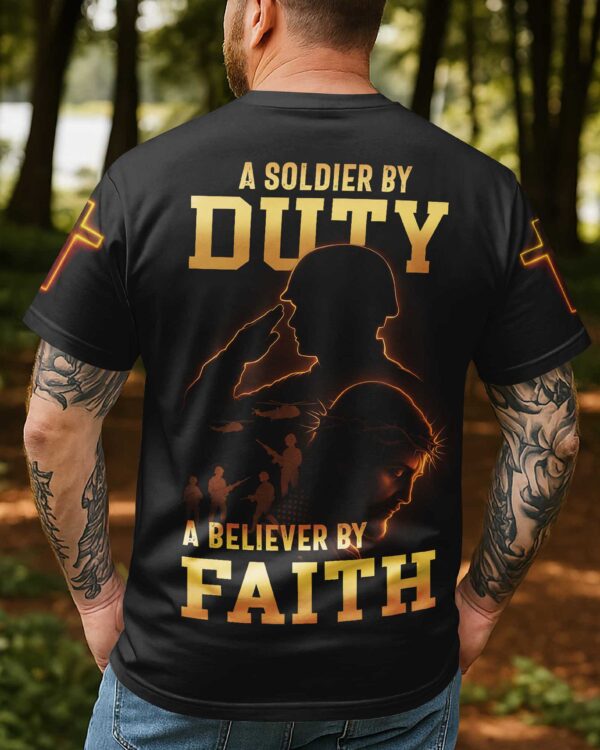 A Soldier By Duty All Over Print T-Shirt - Image 6
