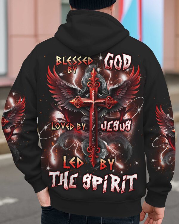 Blessed By God Loved By Jesus Led By The Spirit Shirt - Image 20
