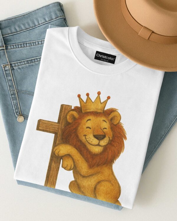 Watercolor Lion of Judah T-Shirt - Image 8