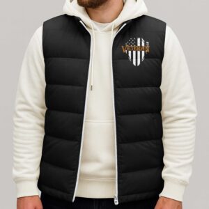 Alternative view of Only Two Defining Forces Have Ever Offered To Die For You Sleeveless Puffer Jacket