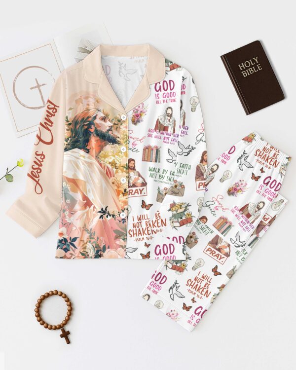 Flower Jesus Button Pajamas - Image 3
