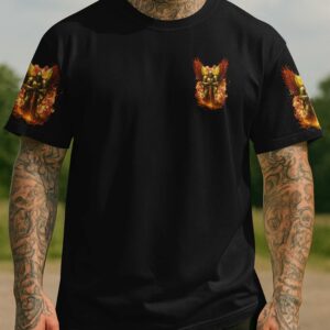 Alternative view of I Am A Warrior Of God All Over Print T-Shirt