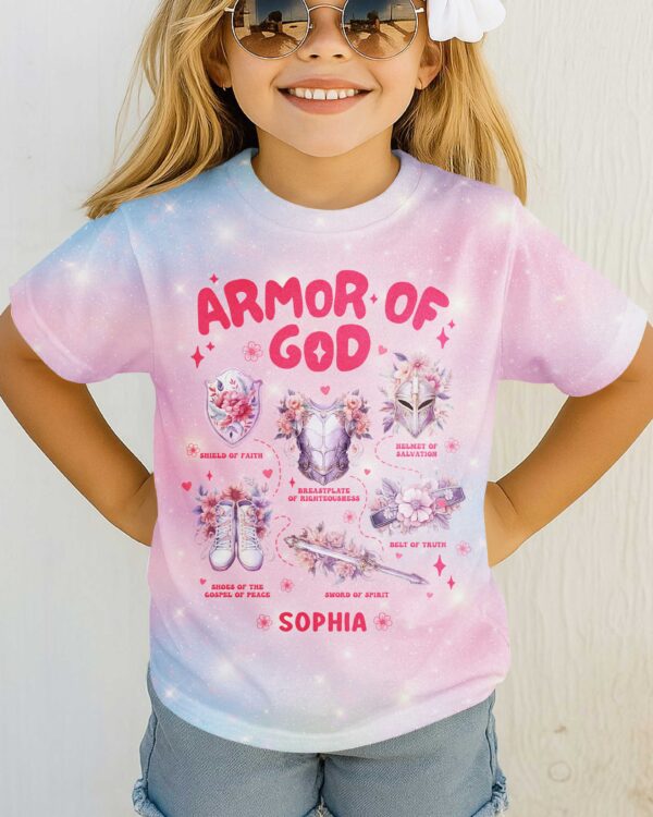 Armor Of God All Over Print T-Shirt Kid - Image 4