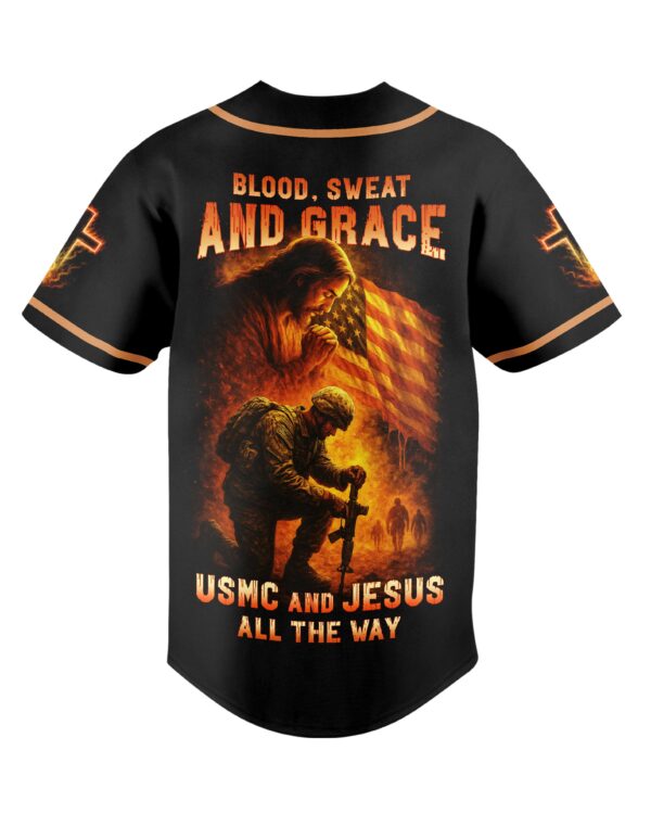Blood Sweat And Grace All Over Print Jersey - Image 5