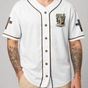 Alternative view of God's Toughest Soldiers Don't Wear Robes Jersey