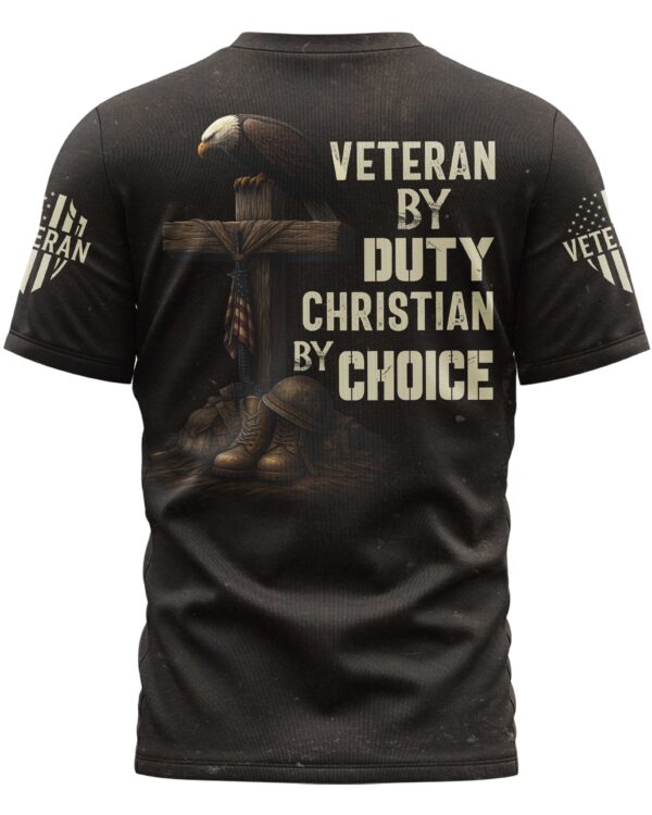 Veteran By Duty All Over Print T-Shirt - Image 5