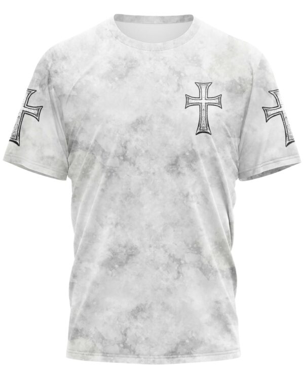 Two Wheels One Cross Eternal Freedom T-Shirt - Image 12