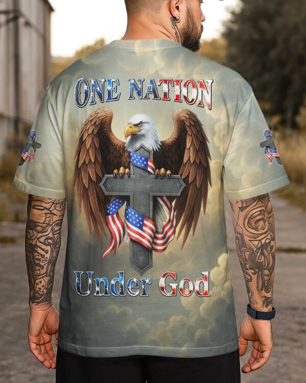 One Nation Under God All Over Print T-Shirt