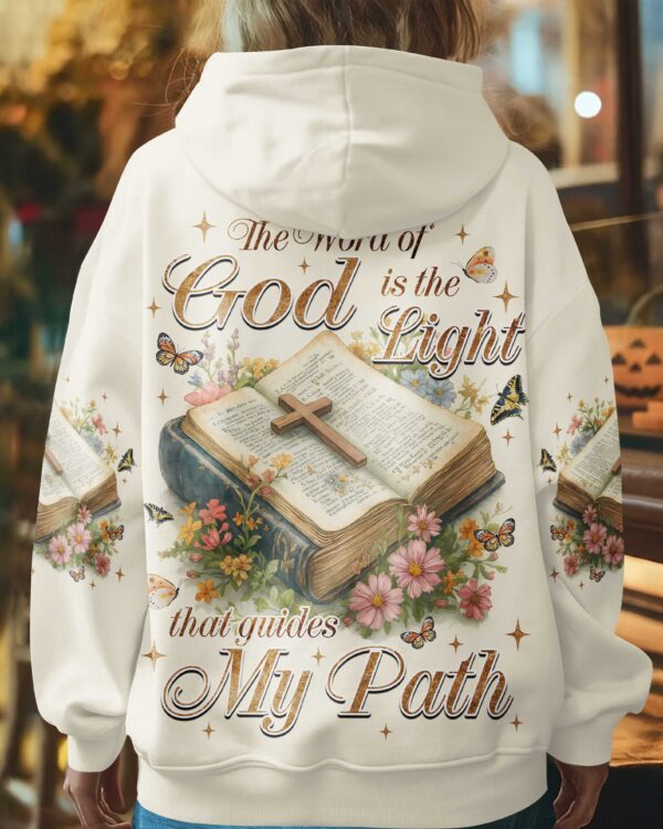 The Word Of God Is The Light That Guides My Path Shirt - Image 3
