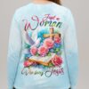 Faith Hope Love All Over Print V-neck Long Sleeves Shirt