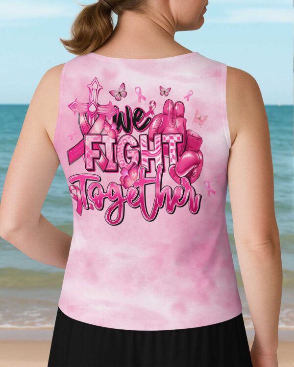 We Fight Together V-neck Tank Top - Image 3