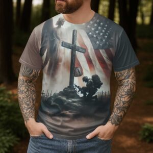 Alternative view of God Found Some Of The Strongest Americans T-Shirt