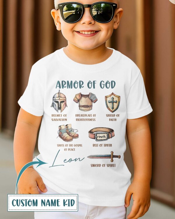 Armor Of God T-Shirt Kid For Back To School - Image 2