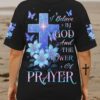 I Believe In God And The Power Of Prayer All Over Print T-Shirt