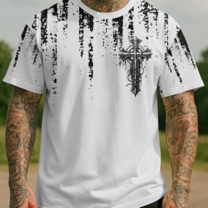 Alternative view of I Don't Fear Battles I Follow Christ Shirt