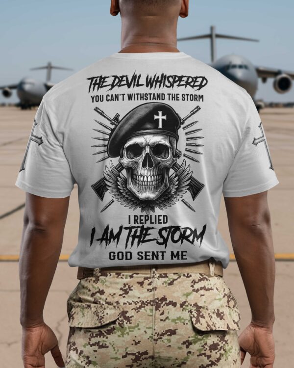 The Devil Whispered You Can't Withstand The Storm Shirt - Image 3