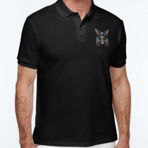 Alternative view of God Created All Men Equally But Only The Finest Are Chosen To Be Veterans All Over Print Polo