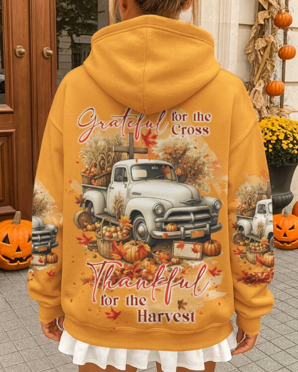 Grateful For The Cross Thankful For The Harvest Shirt - Image 4