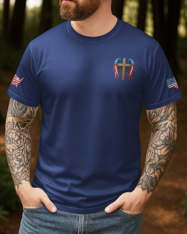 Pray For America Trust In Jesus T-Shirt - Image 11