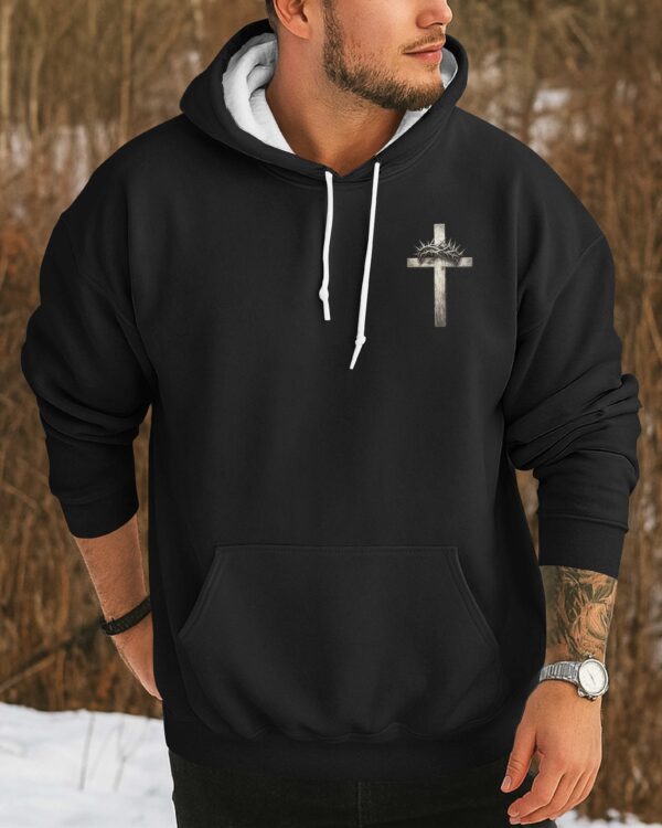 I Only Kneel For One Man And He Died On The Cross Shirt - Image 2