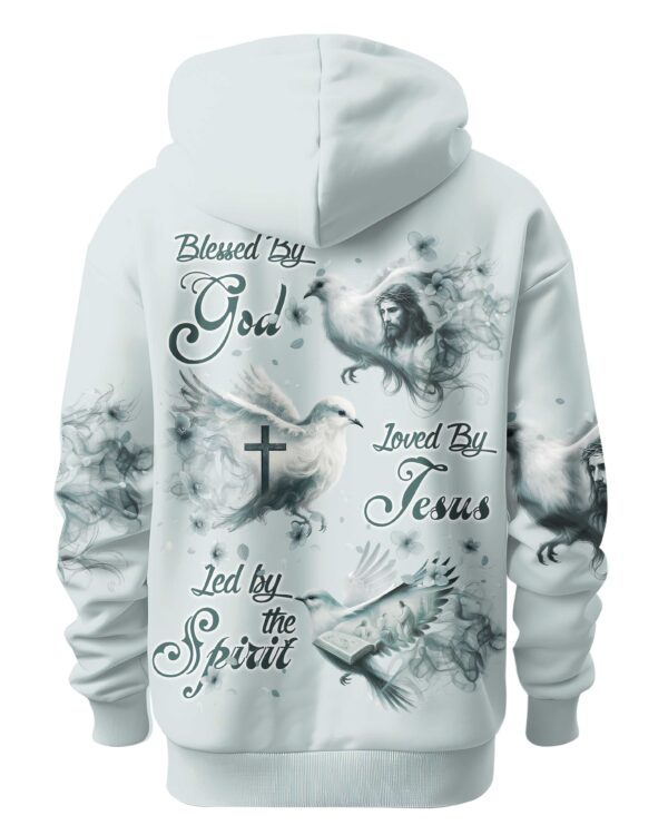 Blessed By God Loved By Jesus Led By The Spirit Shirt - Image 5