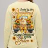 Guided By The Shepherd Carrying Generations V-neck Long Sleeves Shirt