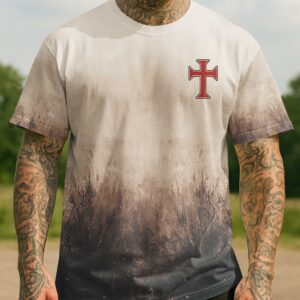 Alternative view of The Devil Caught Me All Over Print T-Shirt