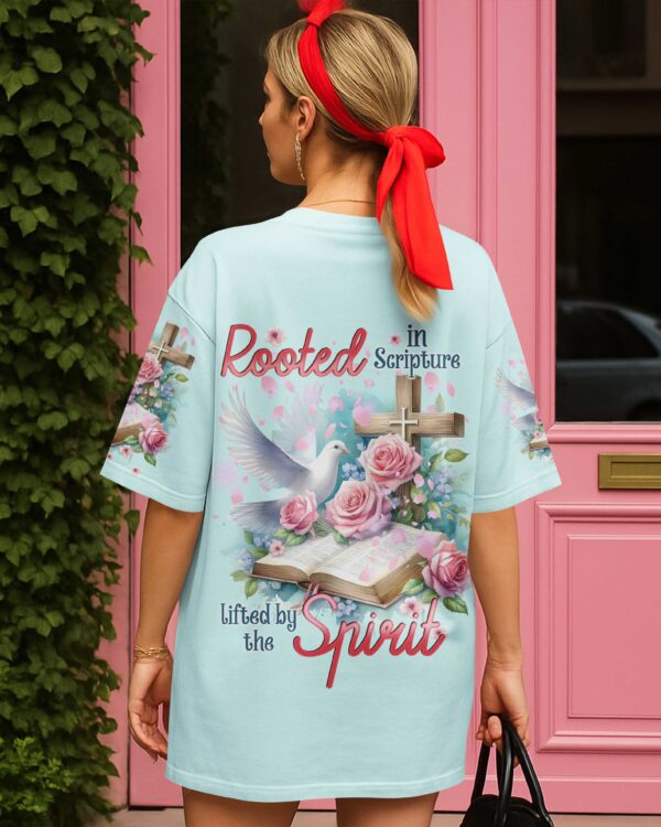 Rooted In Scripture Lifted By The Spirit Shirt - Image 7