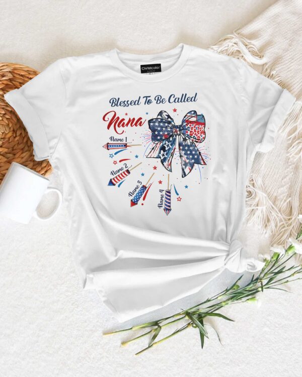 Blessed To Be Called Nana T-Shirt - Image 4