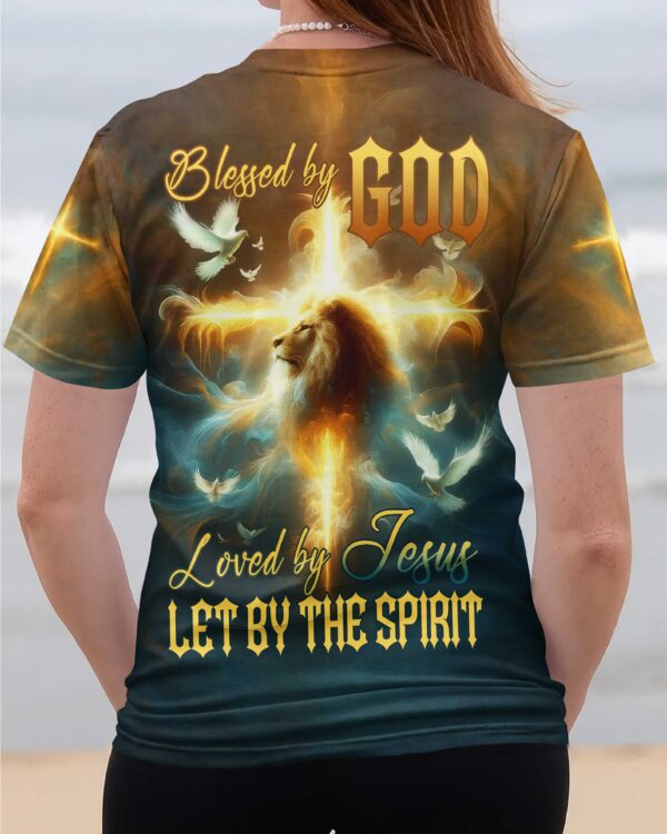 Blessed By God Loved By Jesus Let By The Spirit Shirt - Image 9