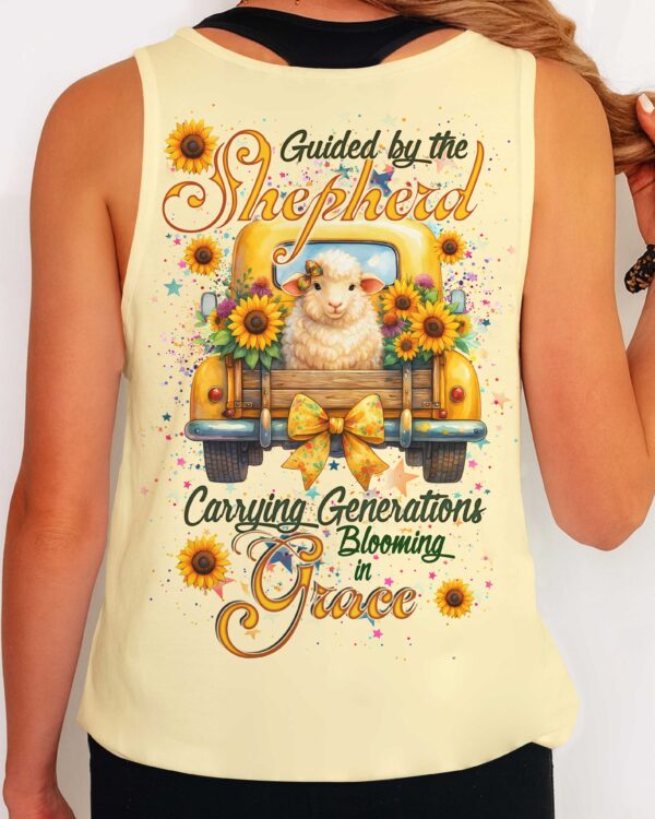 Guided By The Shepherd Carrying Generations Blooming In Grace Shirts - Image 12