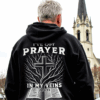 I've Got Prayer In My Veins And Jesus In My Blood All Over Print Hoodie