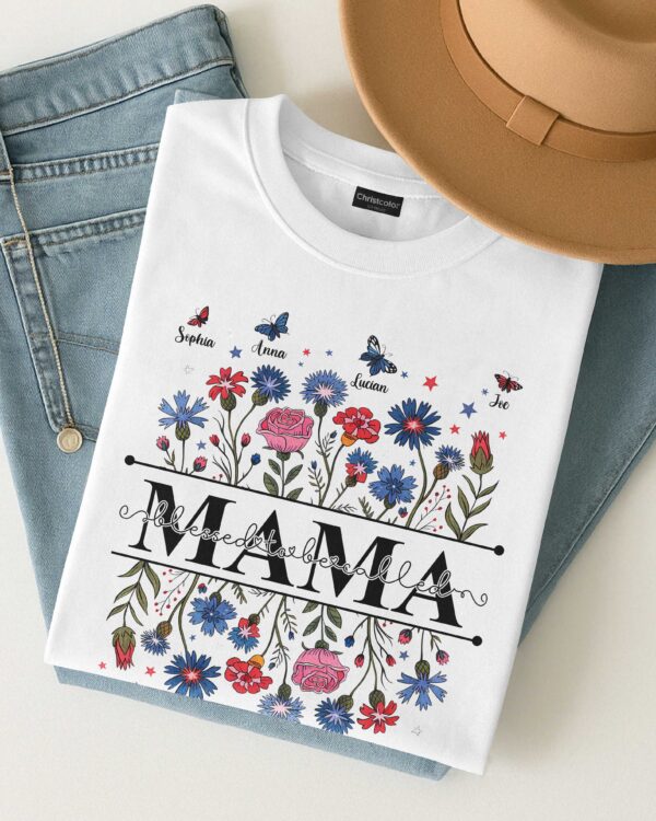 Blessed To Be Called Mama T-Shirt - Image 3
