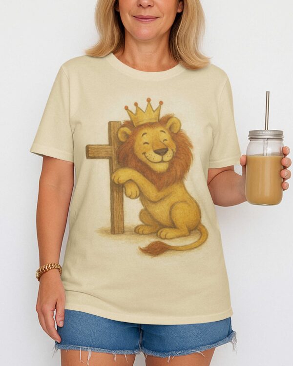 Watercolor Lion of Judah T-Shirt - Image 2