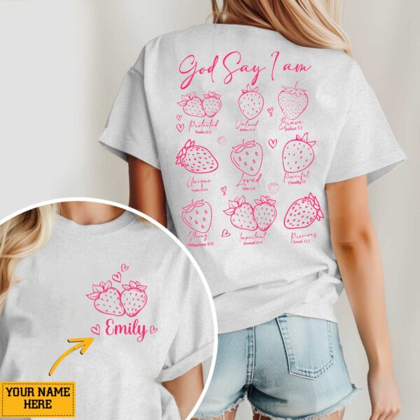 God Say I Am Protected Valued Brave Unique Loved Powerful Important Precious T-Shirt - Image 4